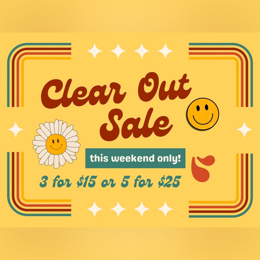 🌼Closet Clear Out Sale!!!🌼 3 for $15 or 5 for $25